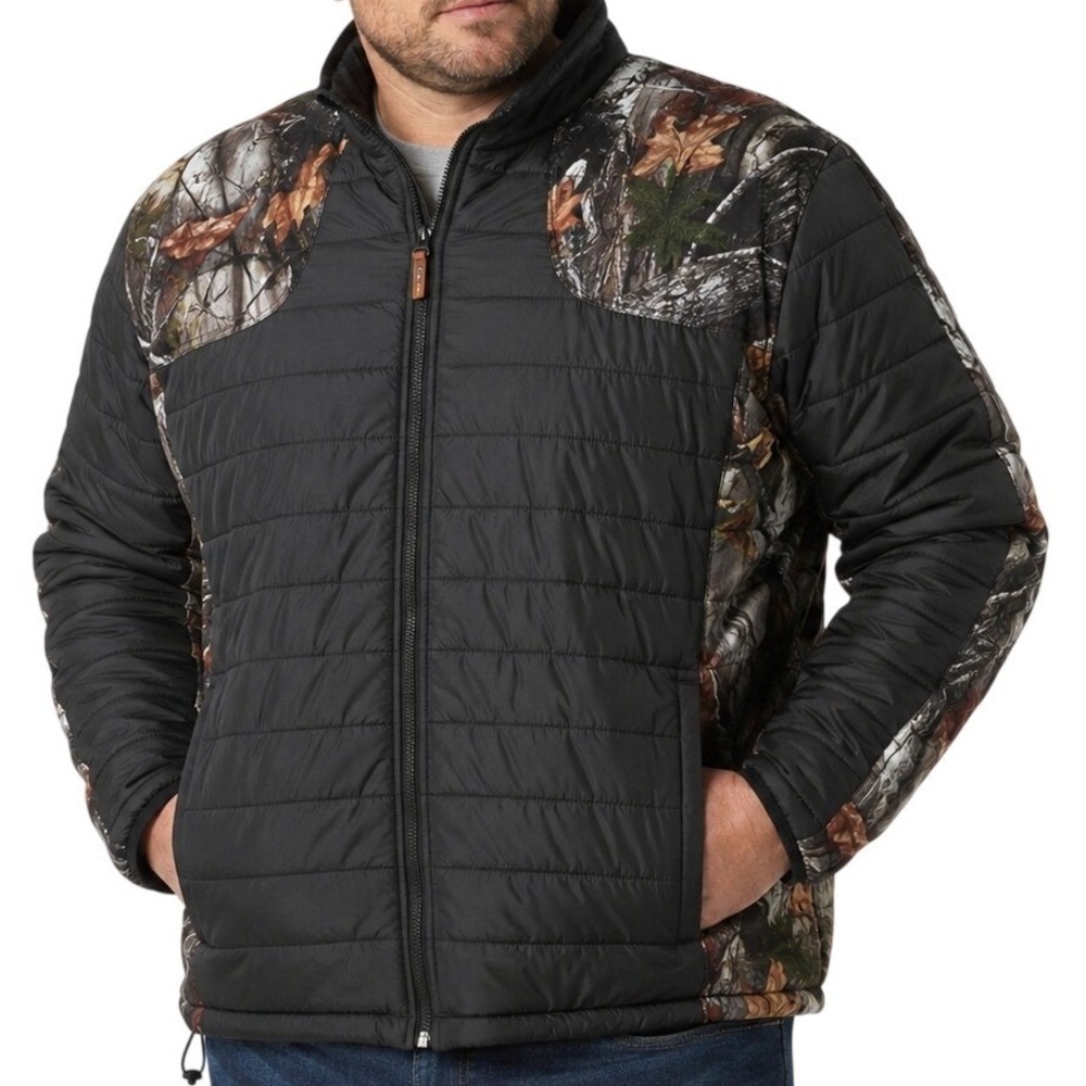 Legendary Whitetails‎ Camo Puffer Full Zip Jacket Men's 2XL